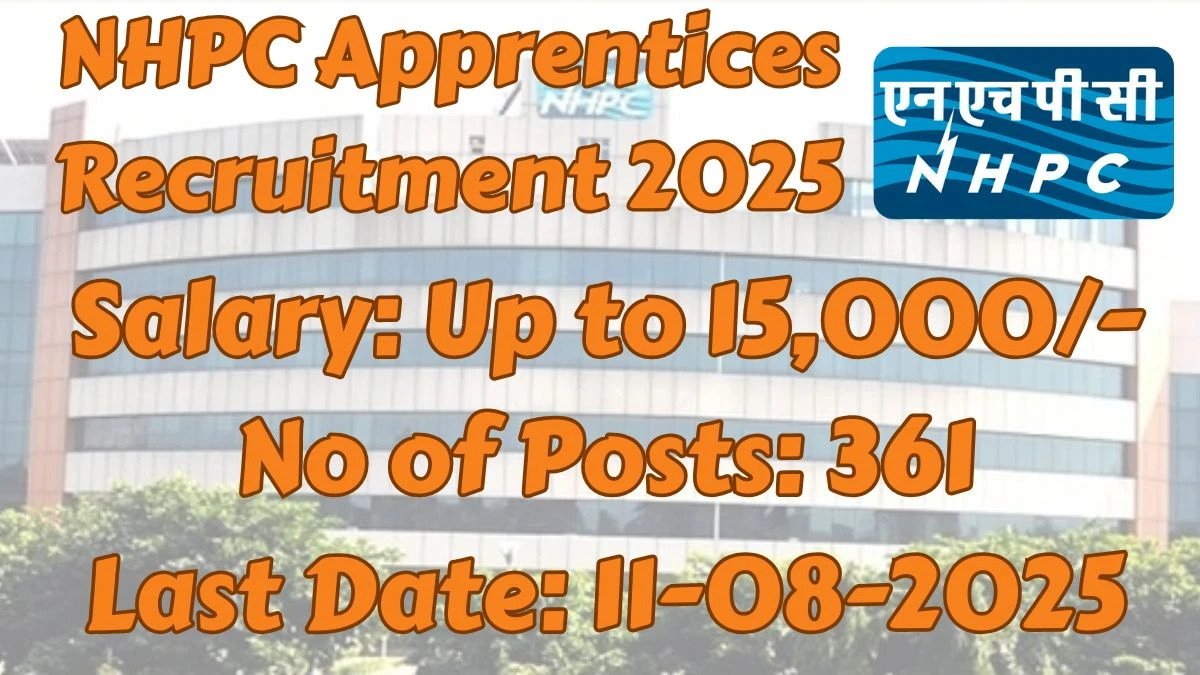 NHPC Apprentices Recruitment 2025 – 361 Posts, Online Form Out at nhpcindia.com NHPC Apprentices Recruitment 2025 – 361 Posts, Online Form Out at nhpcindia.com