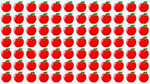 Optical Illusion: केवल तेज आंखें ही अजीब सेब को जल्दी से ढूंढ सकती हैं! Optical Illusion: केवल तेज आंखें ही अजीब सेब को जल्दी से ढूंढ सकती हैं!