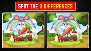 Optical Illusion Spot the Difference: 7 सेकंड में 3 छुपे हुए विवरण खोजें!