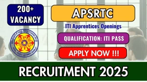 APSRTC ITI Apprentices Recruitment 2025 - 281 Posts, Online Form Out at apsrtc.ap.gov.in APSRTC ITI Apprentices Recruitment 2025 - 281 Posts, Online Form Out at apsrtc.ap.gov.in