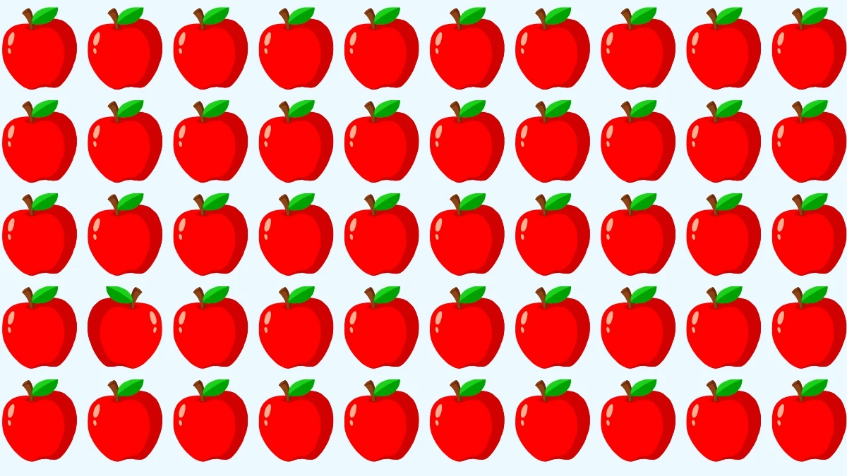 Brain Teaser: Can You Spot the Odd Apple in 5 Seconds?