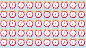 Brain Teaser: Find the Odd Clock in 5 Seconds! Brain Teaser: Find the Odd Clock in 5 Seconds!