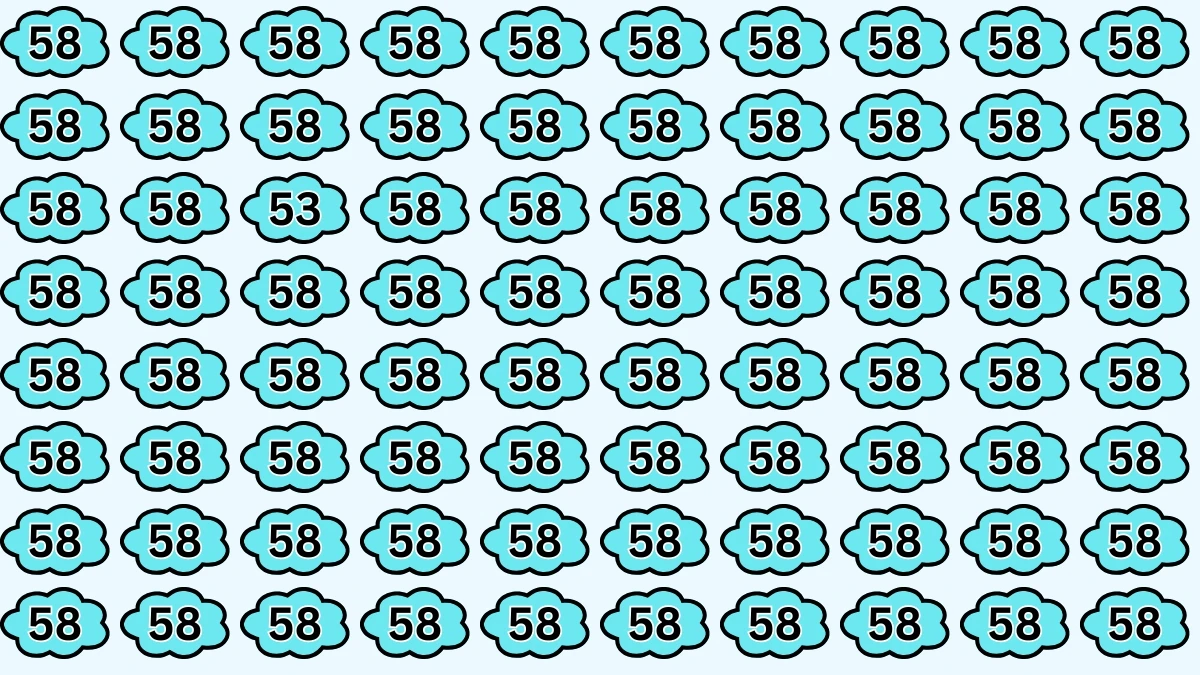 Brain Teaser: How Quickly Can You Spot the Number 53?