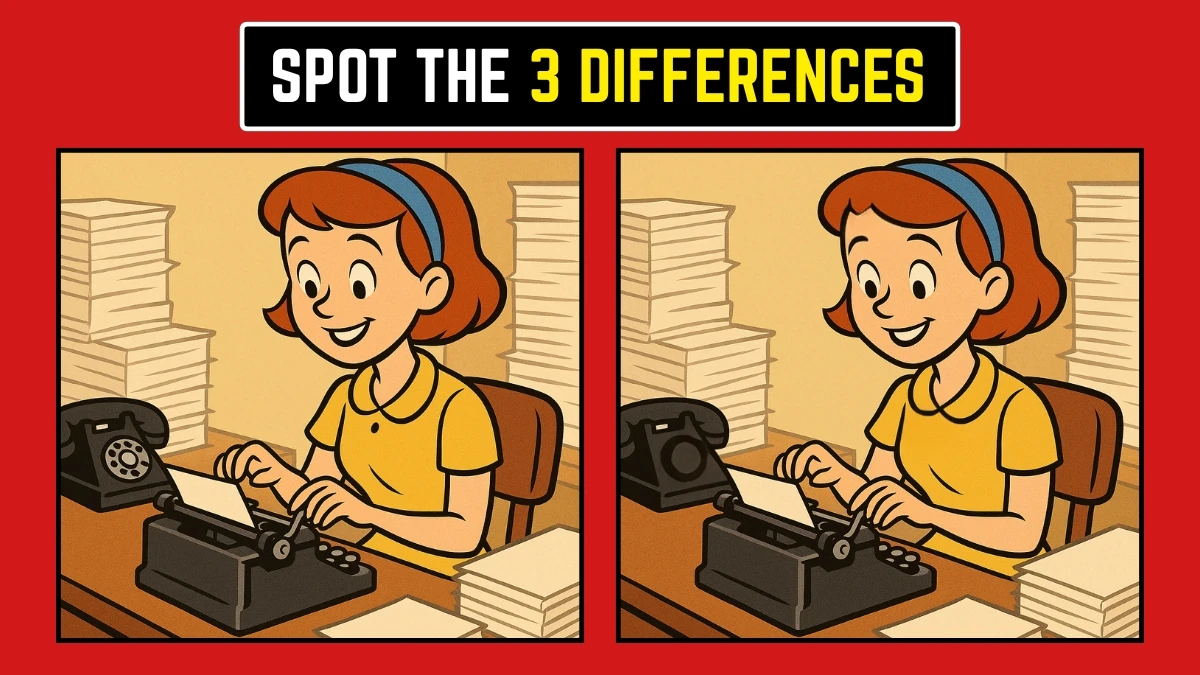 Brain Teaser: Spot the 3 Hidden Differences in 6 Seconds