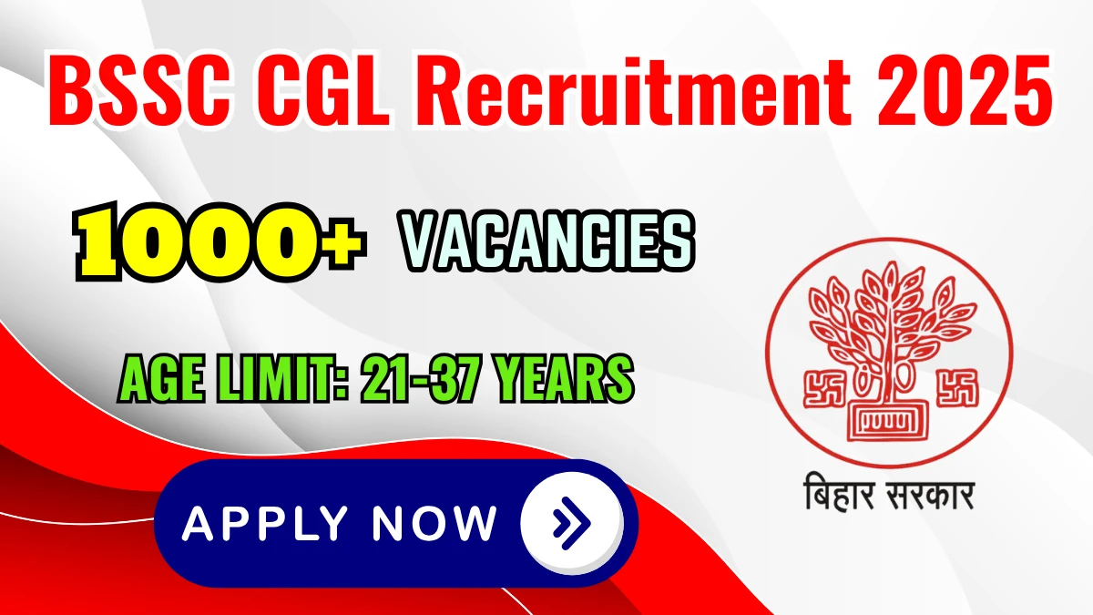 BSSC CGL Recruitment 2025 - 1481 Posts, Online Form Out at bssc.bihar.gov.in