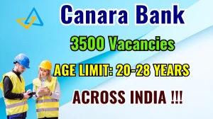 Canara Bank Apprentice Recruitment 2025 - 3500 Posts, Online Form Out at canarabank.bank.in