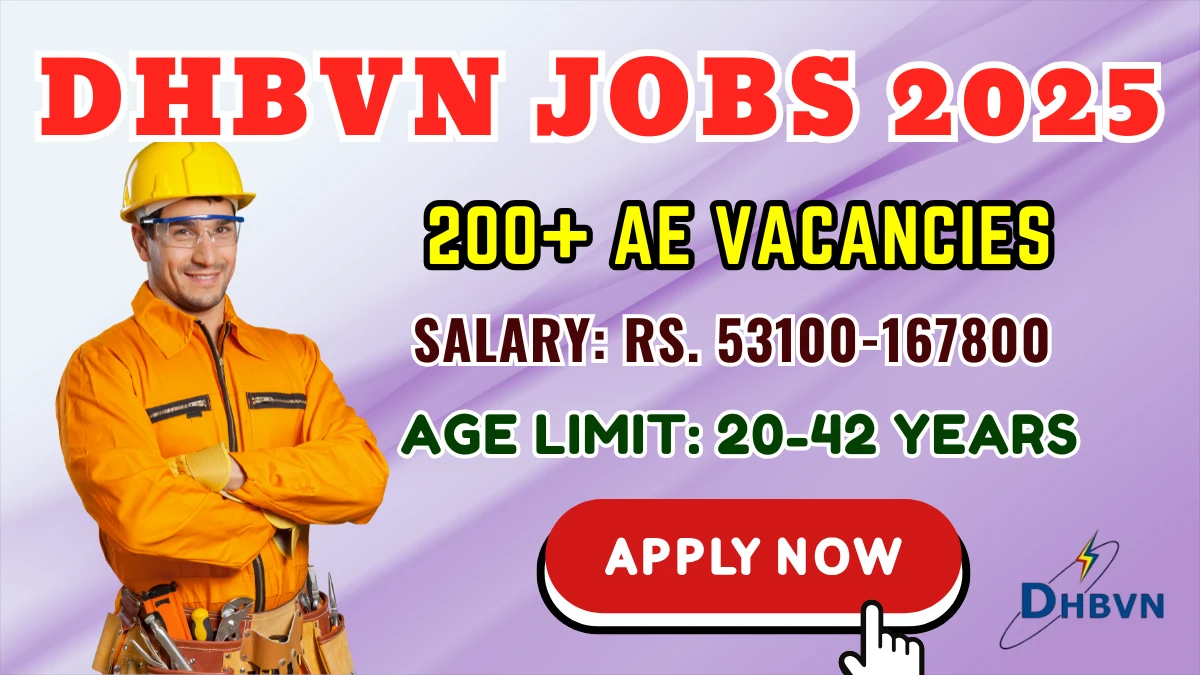 DHBVN Assistant Engineer Recruitment 2025 - 285 Posts, Online Form Out at dhbvn.org.in