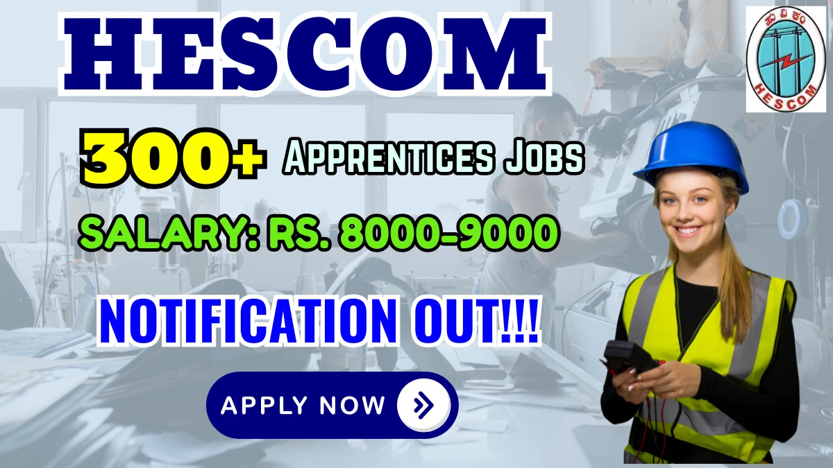 HESCOM Apprentice Recruitment 2025 - 338 Posts, Online Form Out at nats.education.gov.in
