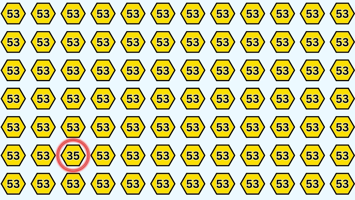 Optical Illusion: Can You Find the Number 35 in Just 6 Seconds?