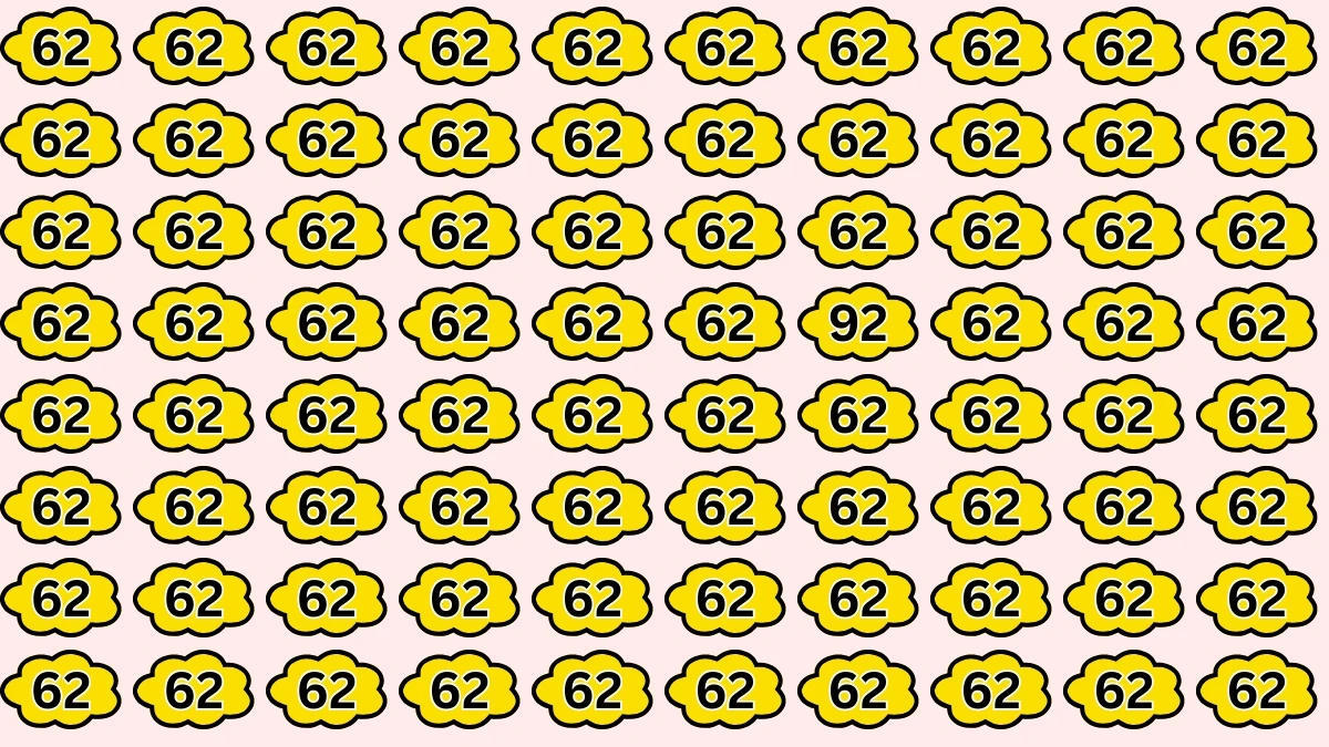Optical Illusion: Can You Spot the Number 92 in 5 Seconds?