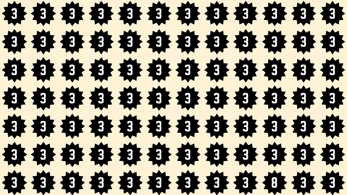 Optical Illusion IQ Test: Spot the Odd Number in Just 5 Seconds Optical Illusion IQ Test: Spot the Odd Number in Just 5 Seconds