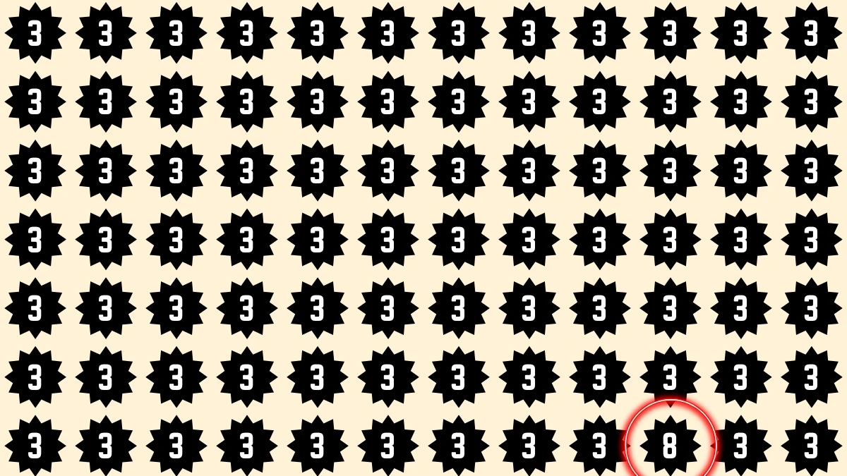 Optical Illusion IQ Test: Spot the Odd Number in Just 5 Seconds Optical Illusion IQ Test: Spot the Odd Number in Just 5 Seconds