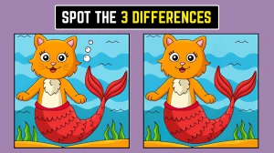 Optical Illusion: Test Your Vision with These 3 Differences! Optical Illusion: Test Your Vision with These 3 Differences!