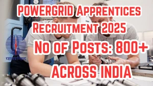 POWERGRID Apprentices Recruitment 2025 – 866 Posts, Online Form Out at powergrid.in POWERGRID Apprentices Recruitment 2025 – 866 Posts, Online Form Out at powergrid.in