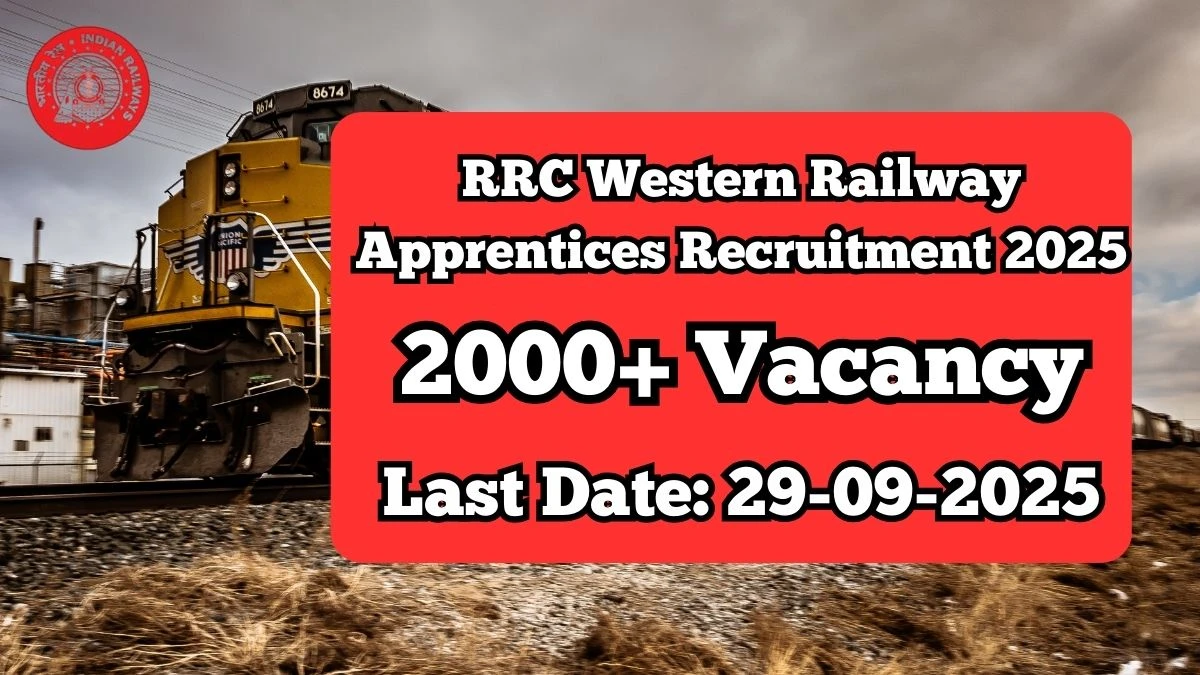 RRC Western Railway Apprentices Recruitment 2025 – 2865 Posts, Online Form Out at wcr.indianrailways.gov.in RRC Western Railway Apprentices Recruitment 2025 – 2865 Posts, Online Form Out at wcr.indianrailways.gov.in