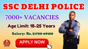 SSC Delhi Police Constable Recruitment 2025 - 7565 Posts, Online Form Out at ssc.gov.in
