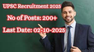 UPSC Recruitment 2025 – 213 Posts, Online Form Out at upsc.gov.in UPSC Recruitment 2025 – 213 Posts, Online Form Out at upsc.gov.in