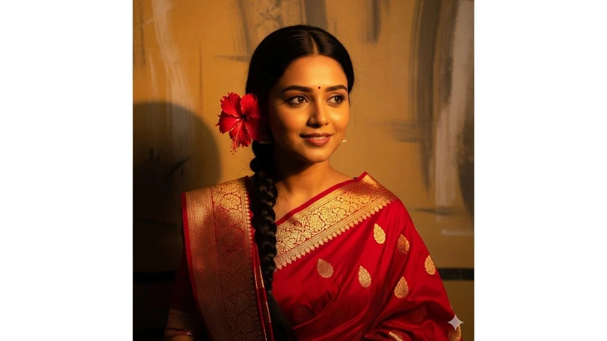Gemini AI Photo Editor Red Saree Prompts for Girls Convert Your Selfie Into A Bollywood-Style Gemini AI Photo Editor Red Saree Prompts for Girls Convert Your Selfie Into A Bollywood-Style