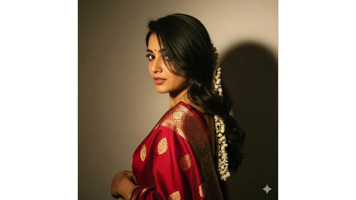 Gemini AI Photo Editor Red Saree Prompts for Girls Convert Your Selfie Into A Bollywood-Style Gemini AI Photo Editor Red Saree Prompts for Girls Convert Your Selfie Into A Bollywood-Style
