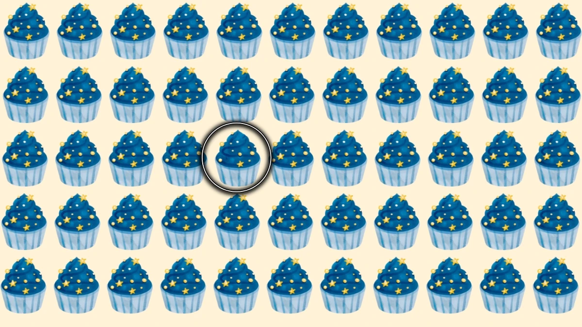 Brain Teaser: Can You Identify the Odd Cupcake? Brain Teaser image