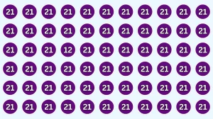 Brain Teaser: Can You Spot Number 12 in 5 Seconds?