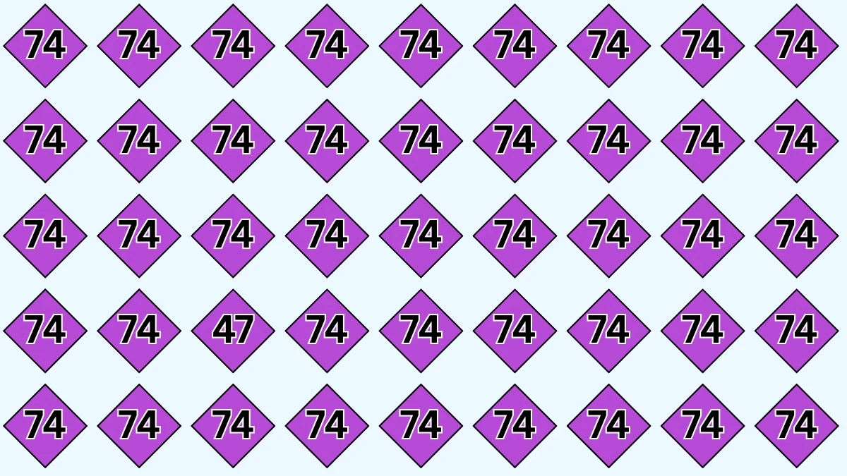 Brain Teaser: Challenge Your Eyes to Find 47 in 6 Seconds!