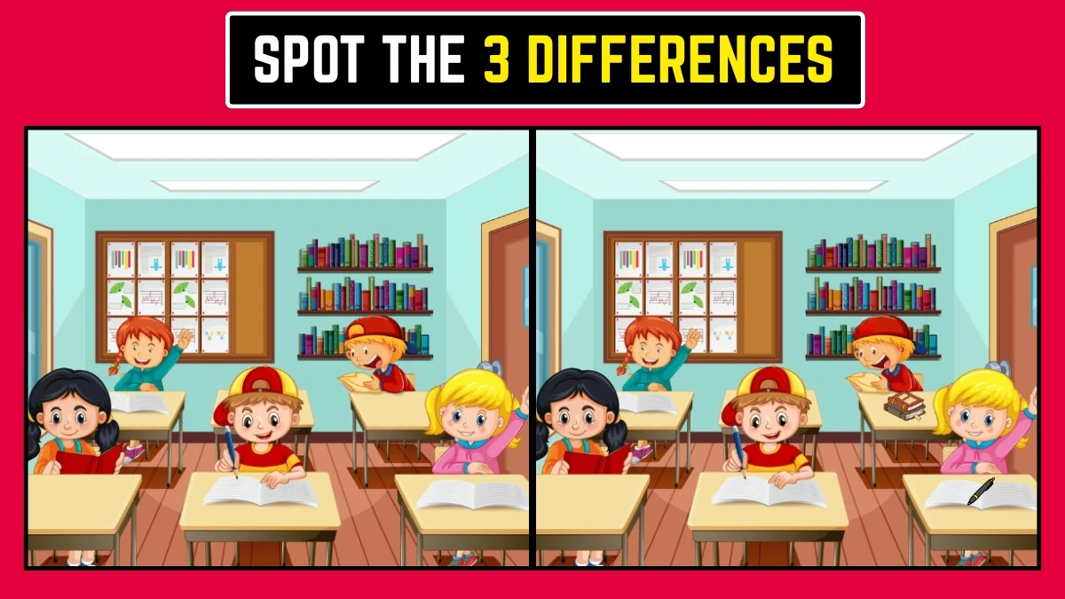 Brain Teaser: How Fast Can You Spot the 3 Hidden Differences?