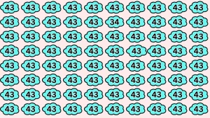 Brain Teaser: Is Your Observation Sharp Enough to Spot 34? Brain Teaser: Is Your Observation Sharp Enough to Spot 34?
