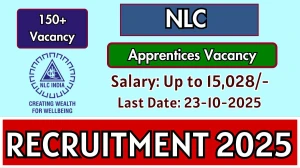 NLC Apprentices Recruitment 2025 – 163 Posts, Online Form Out at nlcindia.in