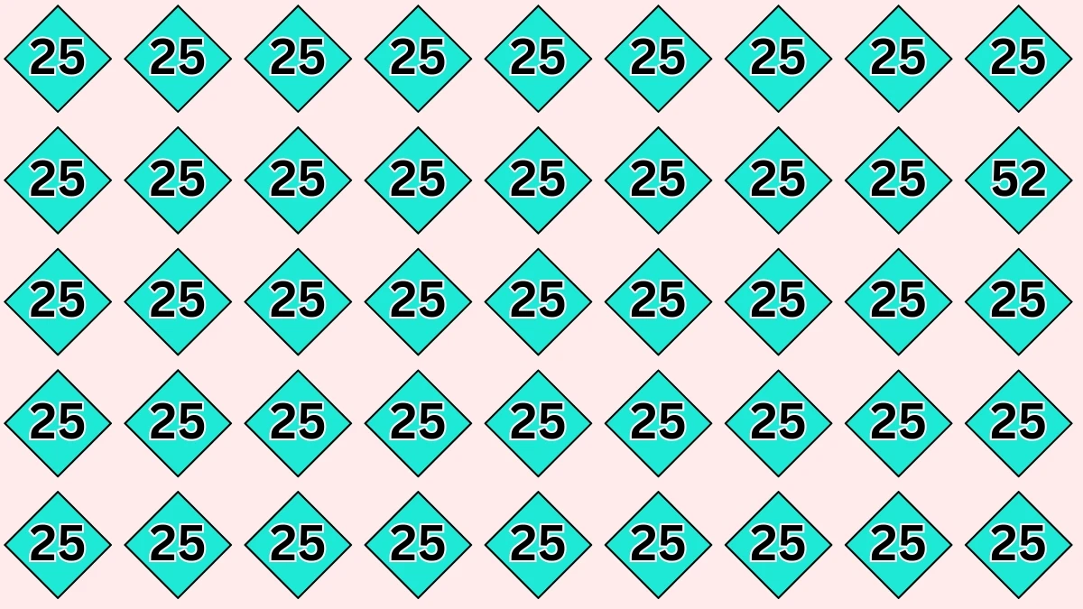 Optical Illusion: Can You Find the Hidden Number 52 in Just 5 Seconds?