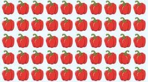 Optical Illusion: Can You Spot the Odd Capsicum in 6 Seconds?