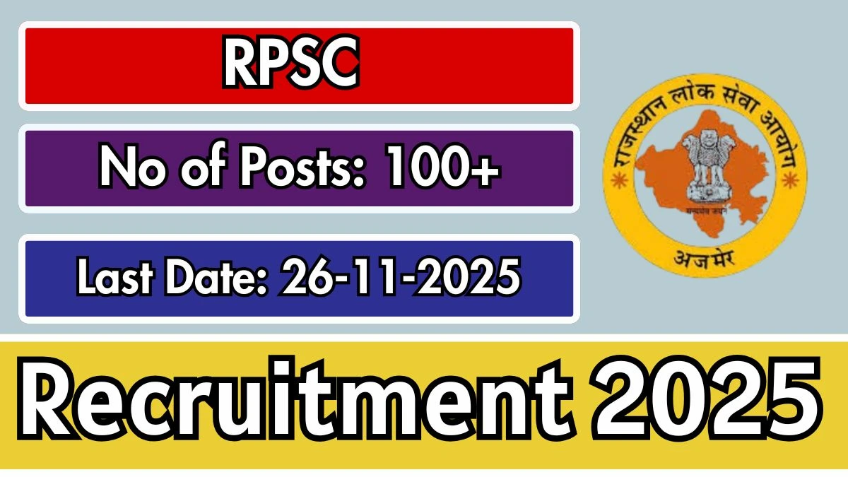 RPSC Statistical Officer Recruitment 2025 - 113 Posts, Online Form Out at rpsc.rajasthan.gov.in RPSC Statistical Officer Recruitment 2025 - 113 Posts, Online Form Out at rpsc.rajasthan.gov.in