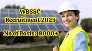 WBSSC Recruitment 2025 – 8477 Posts, Online Form Out at old.westbengalssc.com