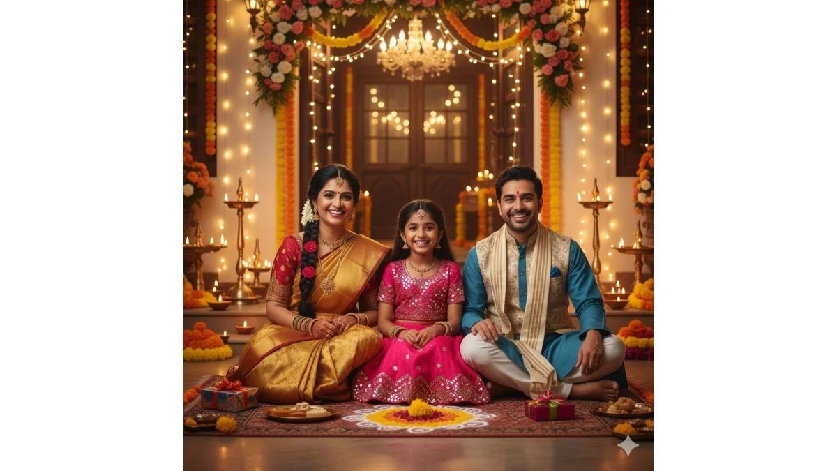 Google Gemini AI Diwali Family Photo Editing Prompts for Stunning Realistic 4K Festive Portraits