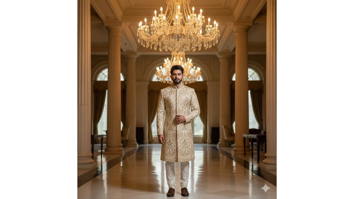 5 Instagram Viral ChatGPT Photo Editing Prompts for Boys to Transform Your Photos into Royal and Cinematic Sherwani Portraits in 8K 5 Instagram Viral ChatGPT Photo Editing Prompts for Boys to Transform Your Photos into Royal and Cinematic Sherwani Portraits in 8K