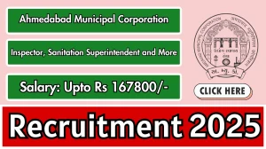 Ahmedabad Municipal Corporation Recruitment 2025 Notification PDF Out - Apply On...