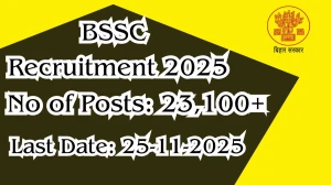 Bihar BSSC Inter Level Recruitment 2025 Out, Apply Online 23,175 Vacancy