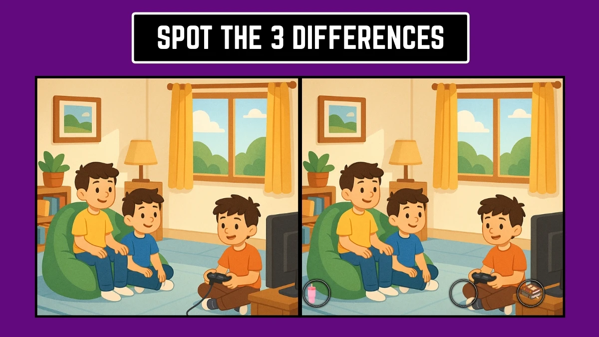 Brain Teaser: Are You Sharp Enough to Find 3 Differences in 8 Seconds?