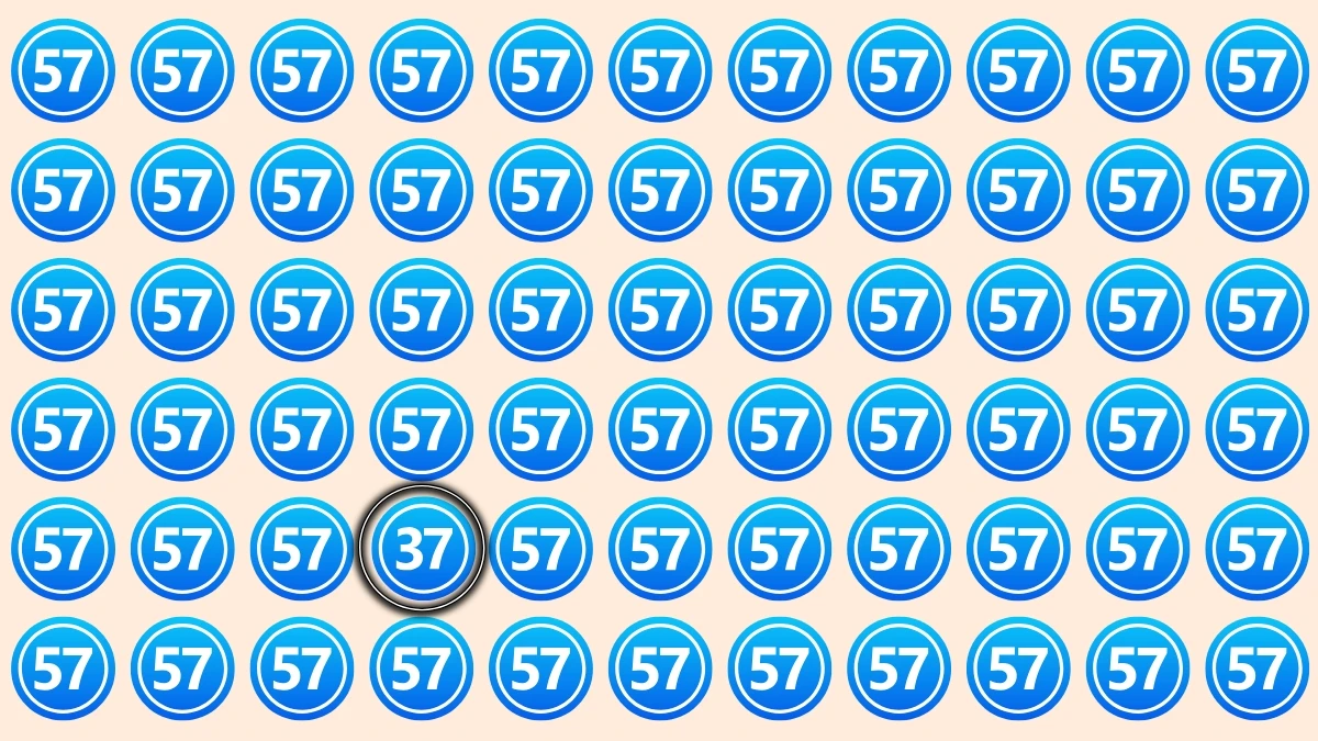 Brain Teaser: Can You Spot the Number 37 in 5 Seconds? Brain Teaser: Can You Spot the Number 37 in 5 Seconds?