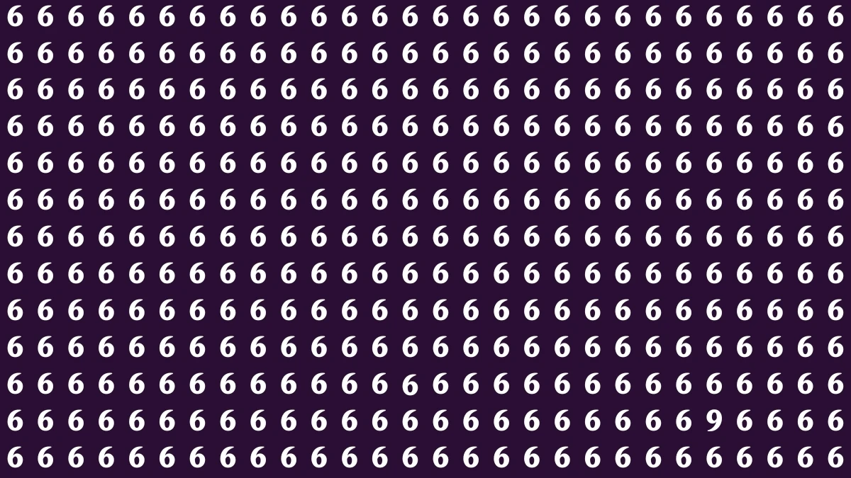 Brain Teaser: Find the Number 9 within 6 Seconds