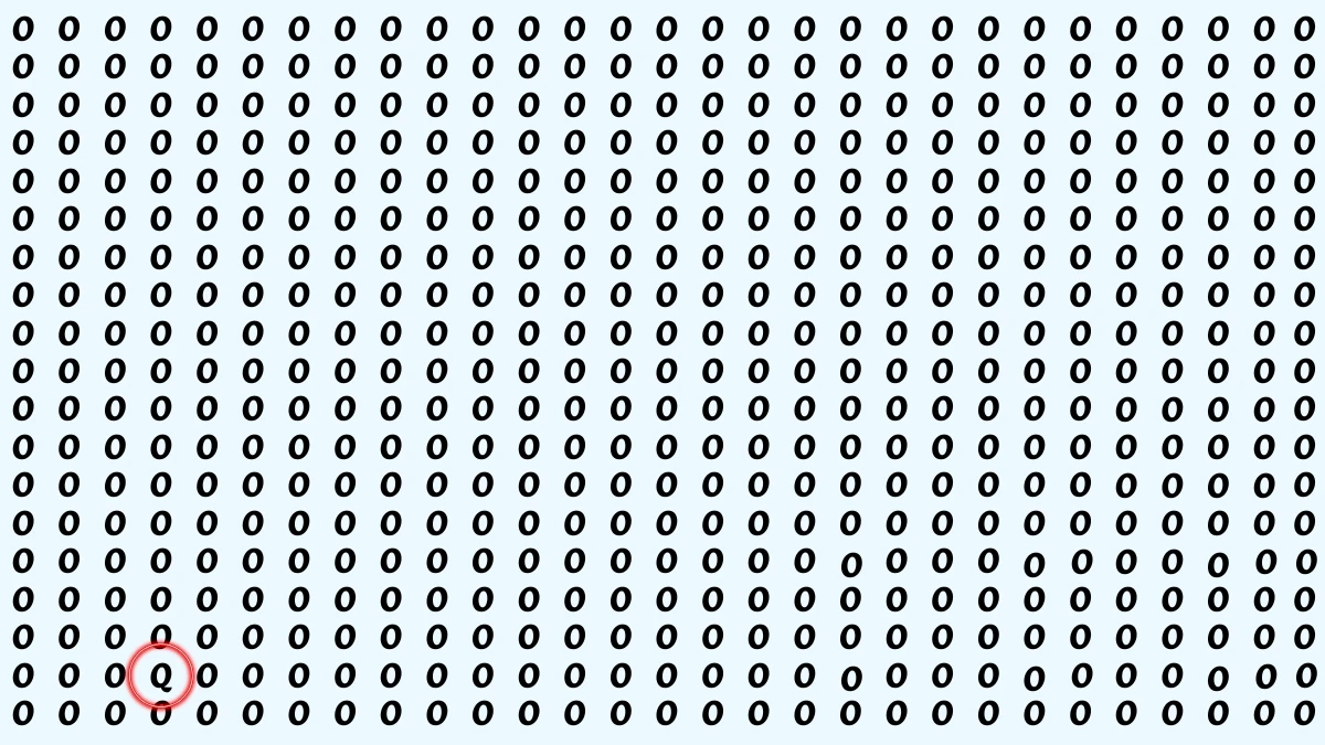 Brain Teaser: Spot the Hidden Q Among O in 5 Seconds