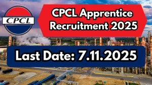 CPCL Apprentices Recruitment 2025 Out, Apply Online