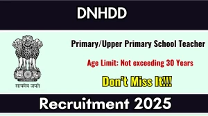 DNHDD Recruitment 2025: Apply Online for 281 Primary/Upper Primary School Teache...