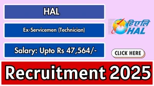 HAL Ex-Servicemen (Technician) Recruitment 2025 Notification PDF Out - Apply Onl...