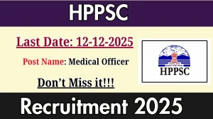 HPPSC Medical Officer Recruitment 2025 Notification PDF Out - Apply Online 232 P...