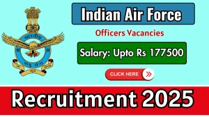 IAF Officers Recruitment 2025 Out, Apply Online 340 Vacancies