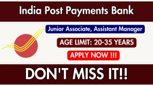 IPPB Recruitment 2025 Out, Apply Online Junior Associate, Assistant Manager 309 ...