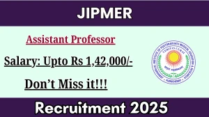 JIPMER  Recruitment 2025: Apply Offline for 09 Assistant Professor Posts | Last ...
