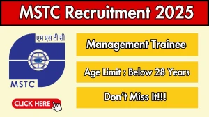 MSTC Management Trainee Recruitment 2025 Notification PDF Out - Apply Online 37 ...