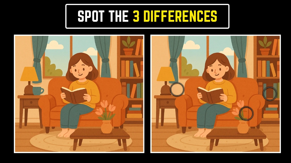 Optical Illusion: Can You Find 3 Hidden Differences in 8 Seconds?